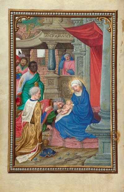 Die Anbetung der Heiligen Drei Könige von Simon Bening