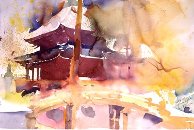 Brücke bei Chion in Kyoto von Simon Fletcher