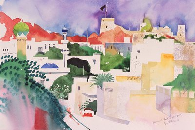 Muscat Fort und Moscheen, 2004 von Simon Fletcher