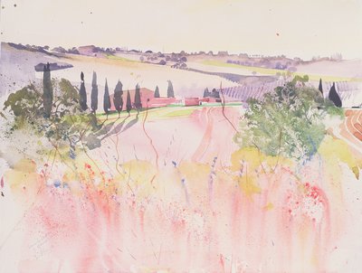 Toskana südlich von Montalcino, 2002 von Simon Fletcher