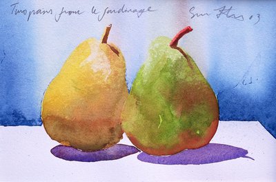 Zwei Birnen aus dem Jardinage, 2003 von Simon Fletcher