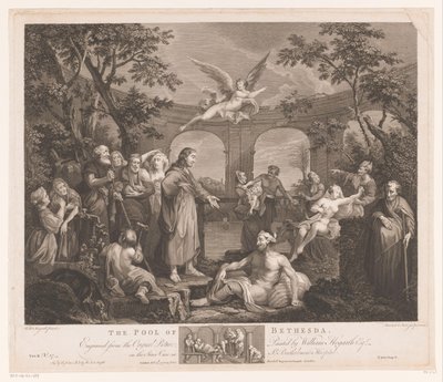 Christus heilt den Kranken von Bethesda von Simon François Ravenet (le vieux)