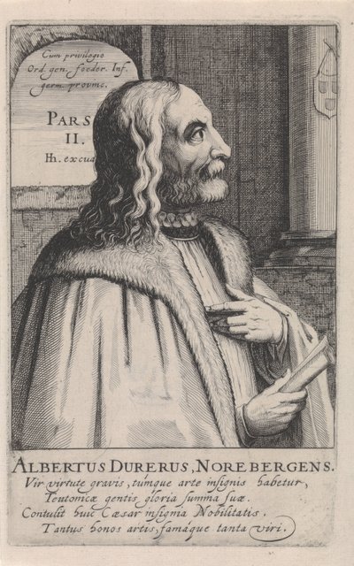 Porträt von Albrecht Dürer von Simon Frisius
