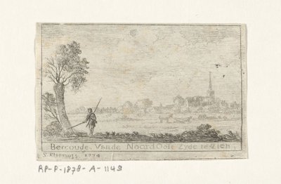 Ansicht von Bercoude von Simon Klapmuts