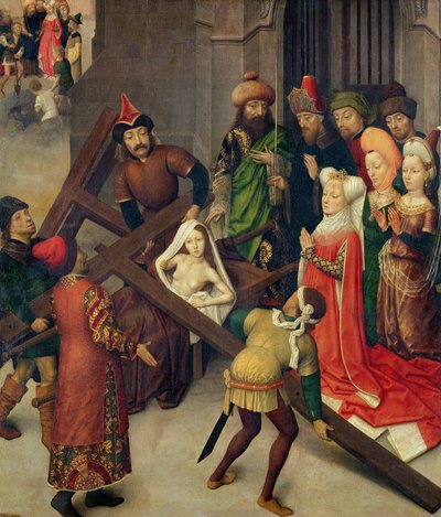 St. Helena und das Wunder des Wahren Kreuzes von Simon Marmion