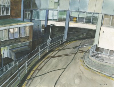 Bahnhof Taxi-Eingang, 2019 von Simon Neville