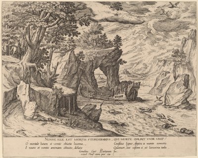 Nach dem Schiffbruch von Simon Novellanus after Cornelis Cort