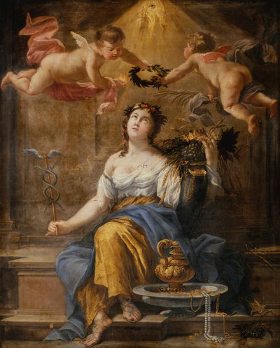 Eine Allegorie des öffentlichen Glücks von Simon Vouet