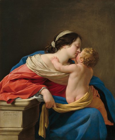 Madonna mit Kind von Simon Vouet