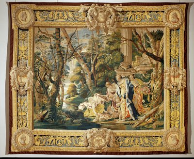 Moses aus den Wassern gerettet von Simon Vouet