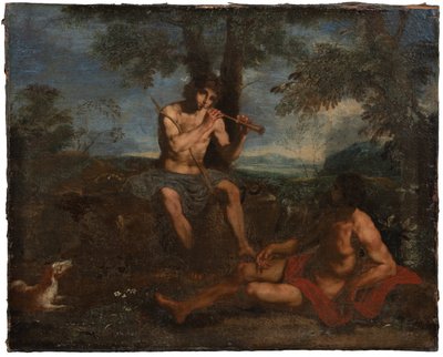 Merkur und Argus von Simone Cantarini