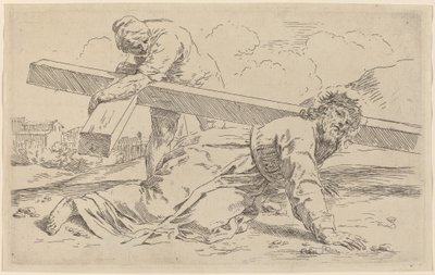 Das Tragen des Kreuzes von Simone Cantarini