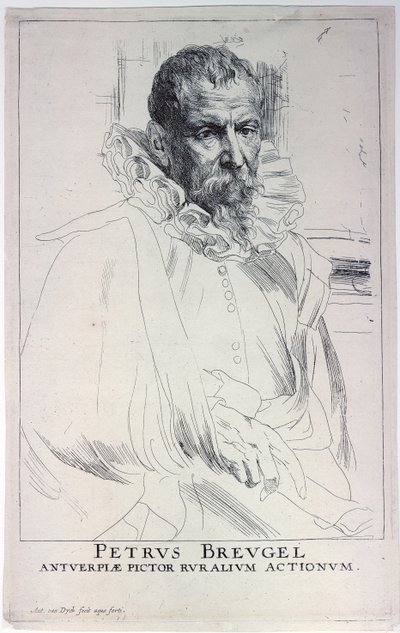 Porträt des Künstlers Jan Brueghel der Jüngere 1601-1678 von Sir Anthony van Dyck
