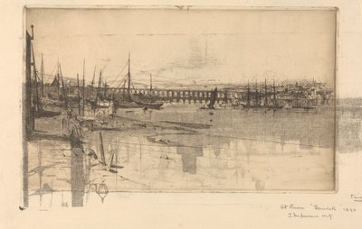 Berwick; Gedruckt mit Gegenabdruck von Dundee von Sir David Young Cameron