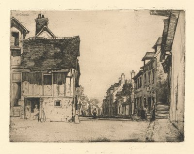 R. 359. Ein normannisches Dorf von Sir David Young Cameron