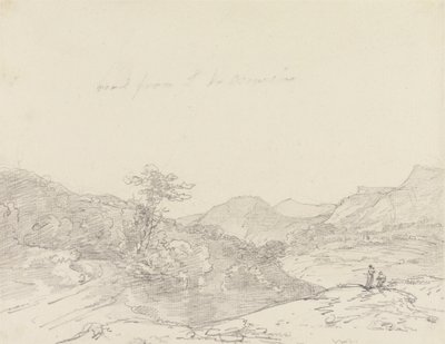 Zwischen Llangollen und Oswestry von Sir George Howland Beaumont seventh Baronet
