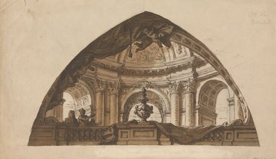 Entwurf für eine Lunette von Sir James Thornhill