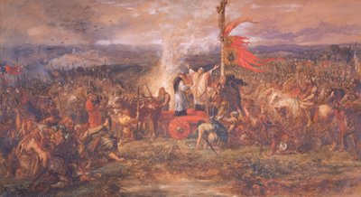 Schlacht von Northallerton, Yorkshire, 22. August 1138, 1880 von Sir John Gilbert