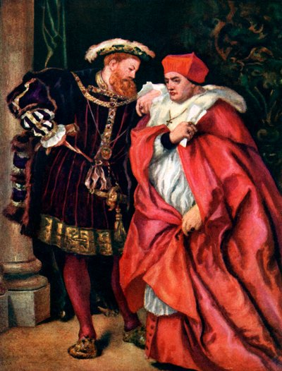 Heinrich VIII. und Kardinal Wolsey von Sir John Gilbert