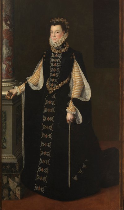 Porträt von Elisabeth von Frankreich, Königin von Spanien von Sofonisba Anguissola