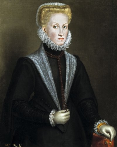 Porträt von Anna von Österreich 1549-1580, Königin von Spanien und Portugal, 1573 von Sofonisba Anguissola