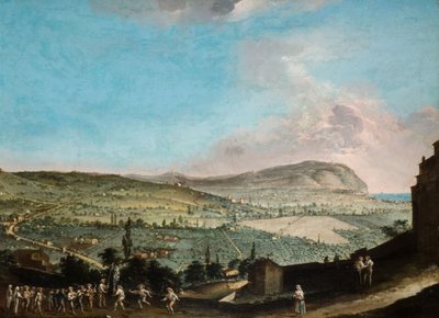 Italienische Landschaft, 1750-1800 von Soloman Delane