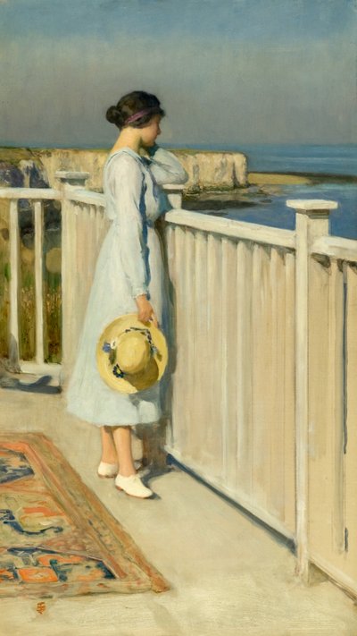 Von meinem Studio-Dach, ca. 1909 von Solomon Joseph Solomon