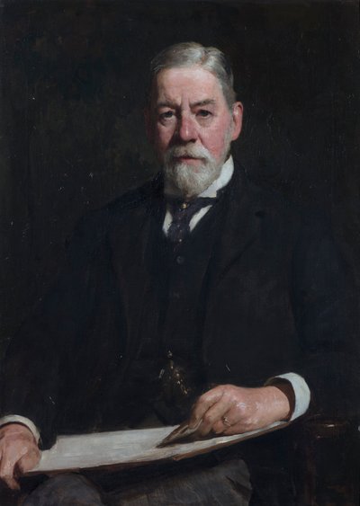 Porträt von Sir Thomas Graham Jackson, ca. 1896 von Solomon Joseph Solomon