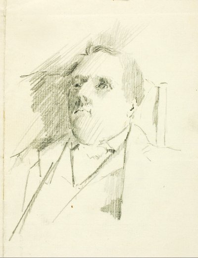 Porträtstudie von Solon H. Borglum