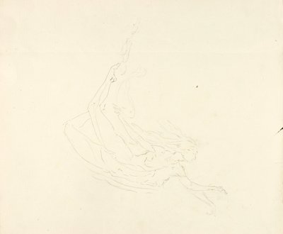 Schwimmender Akt von Solon H. Borglum
