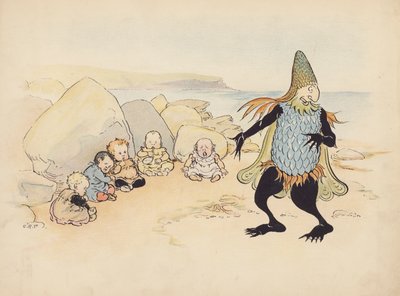 Illustration für Little Twin Dragons von S Rosamond Praeger von Sophia Rosamond Praeger