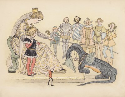 Illustration für Little Twin Dragons von S. Rosamond Praeger von Sophia Rosamond Praeger