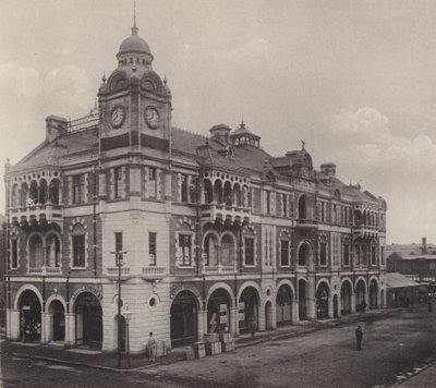 South African Mutual Buildings (s/w Foto) von South African Photographer