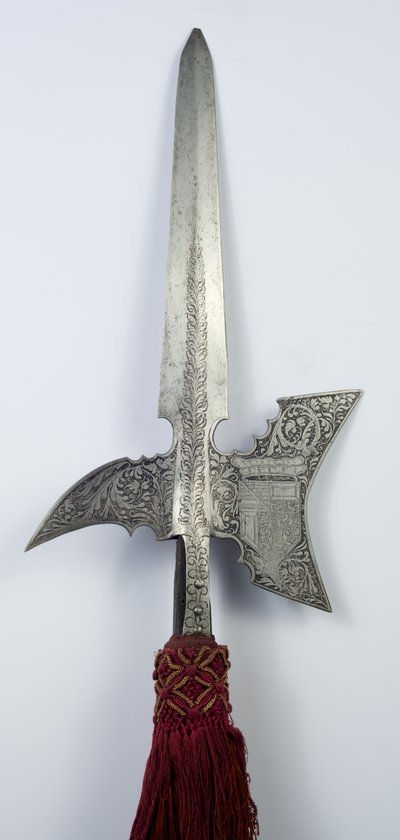 Hellebarde für die Garde von Prinz Karl I. von Liechtenstein von South German School