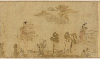 Nymphe des Luo-Flusses, Mitte 12. bis Mitte 13. Jahrhundert von Southern Song Dynasty Chinese School