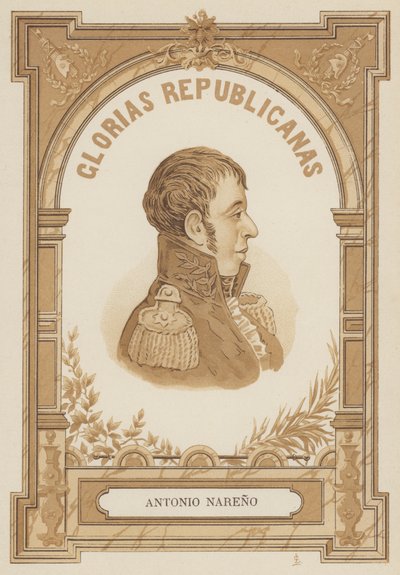 Antonio Narino, kolumbianischer militärischer und politischer Führer von Spanish School