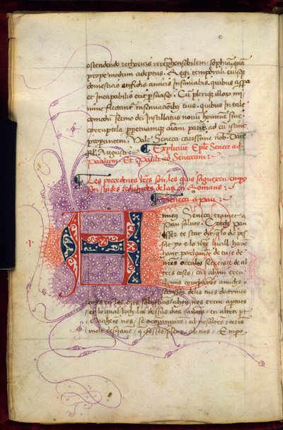 Burney 252, f. 4v, Puzzle-Initiale 