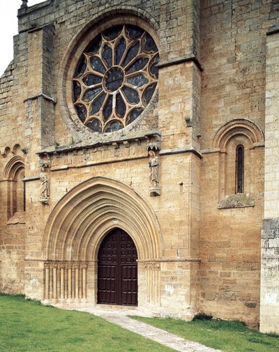 Kollegiatskirche Santa María del Manzano, Castrojeriz, Burgos, Spanien von Spanish School
