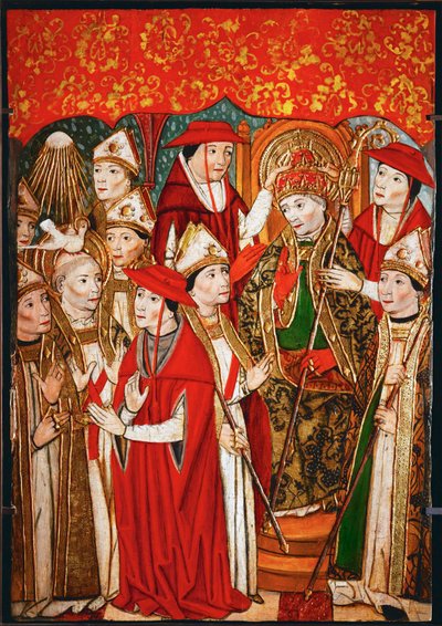 Weihe eines Papstes von Spanish School