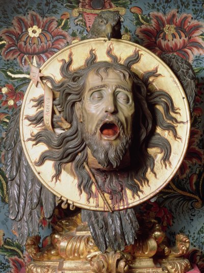Kopf von Johannes dem Täufer von Spanish School