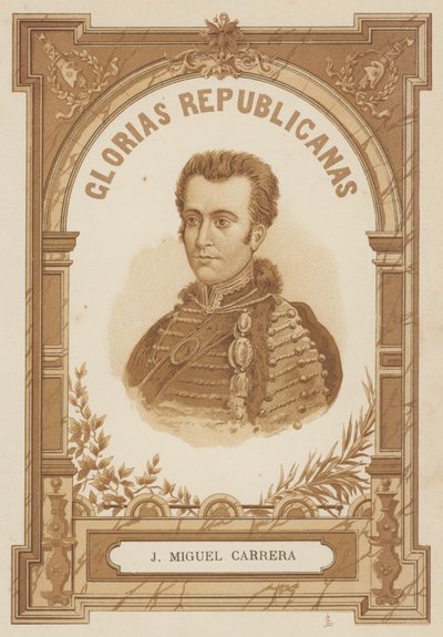 Jose Miguel Carrera, chilenischer General und Politiker von Spanish School