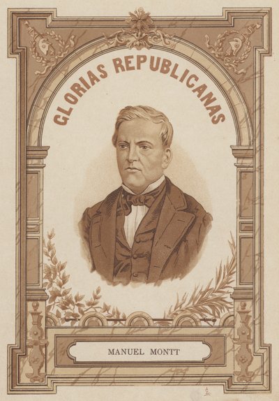 Manuel Montt, chilenischer Staatsmann und Gelehrter von Spanish School