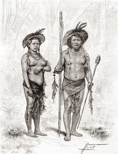 Ureinwohner aus Rio Branco, Südamerika von Spanish School