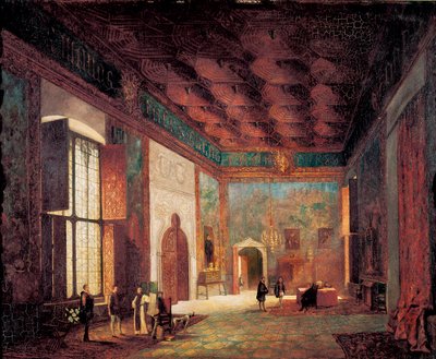 Palast Mosen Sorell. Anonymes spanisches Gemälde von Spanish School