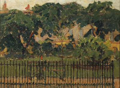 Die Parkzäune, Mornington Crescent von Spencer Frederick Gore