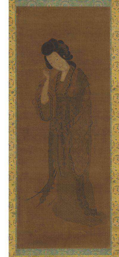 Die stehende Figur einer Frau von Spurious signature of Yuan Qian
