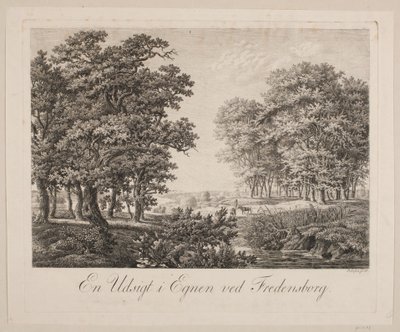 Eine Aussicht in der Gegend von Fredensborg von Søren Henrik Petersen
