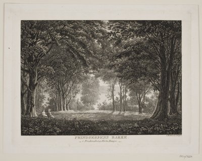 Prinzessinnenhügel im Schlossgarten von Fredensborg von Søren Henrik Petersen