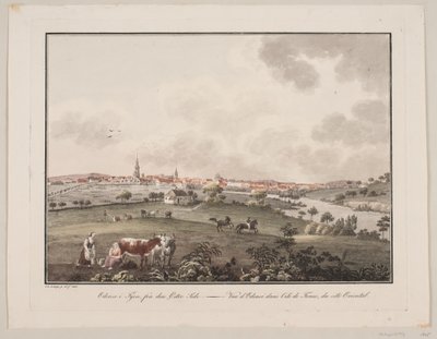 Odense auf Fünen, von der östlichen Seite von Søren L. Lange