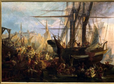 Einschiffung von Abd El Kader von Stanislas Gorin